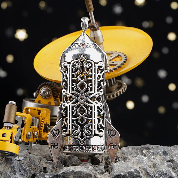 S925 Silver-Spaceman Necklace Pendant