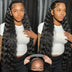 Glueless Wigs 70 Percent Human Hair Pre Plucked Pre Cut 200 Density Transparent HD Lace Frontal Wigs 4x4 Deep Wave Wigs