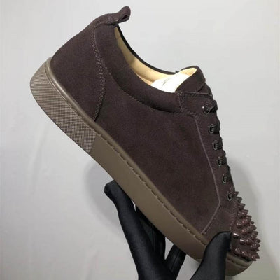 Casual couple red bottom shoes sneakers