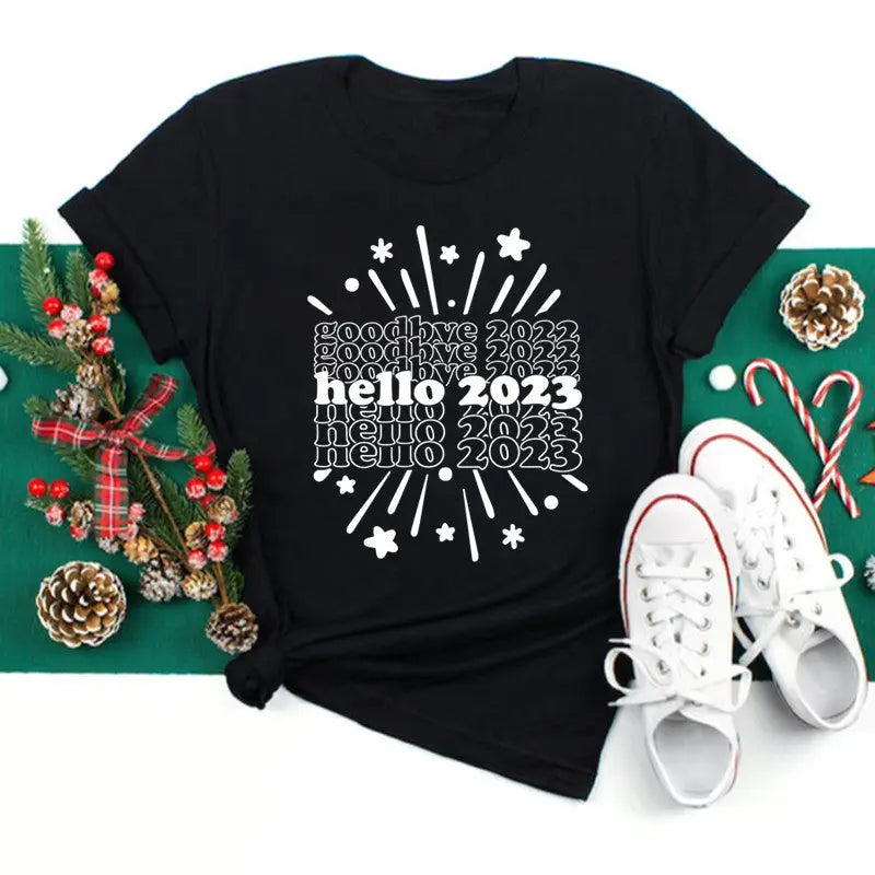 Printed Annual Party Short Sleeve T-shirt Tops For Men And Women Douson Odeh