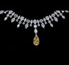 Women's Sterling Silver Diamond Necklace