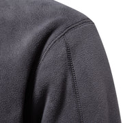 Men's Autumn And Winter New Stand Collar Half Zip Long-sleeved Sweater