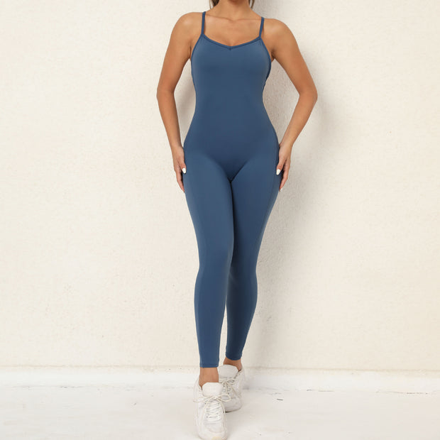 Fashion Sports Jumpsuit Dance Pants Women