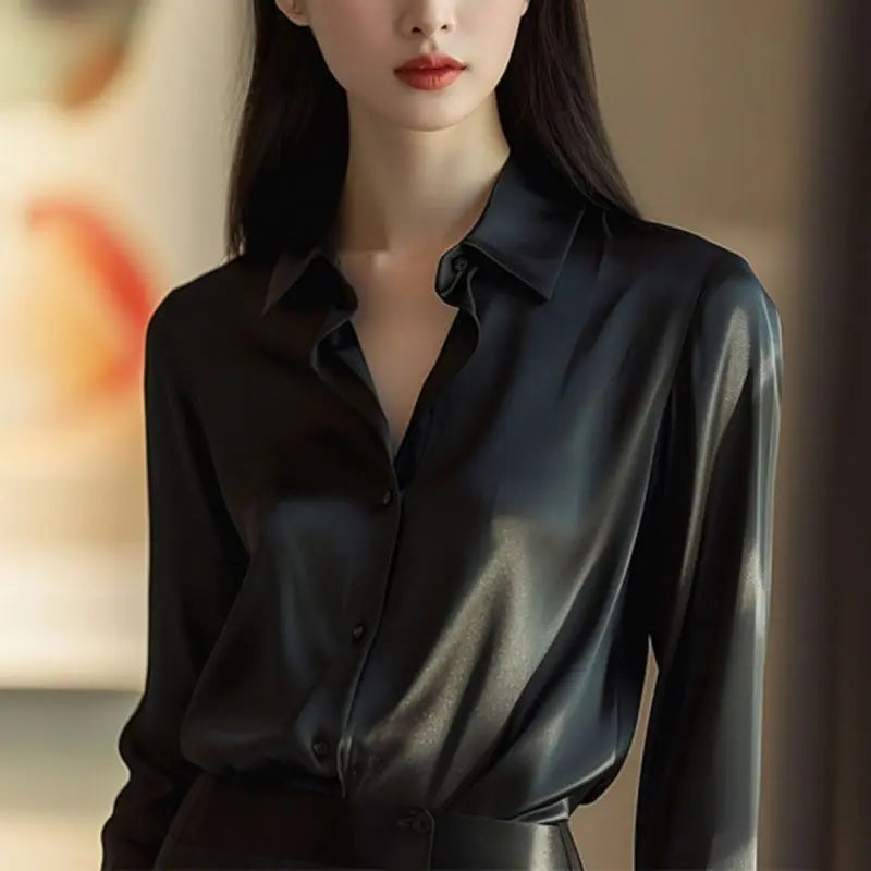Professional Retro Unique Chic Purple Blouse Women Tops Douson Odeh