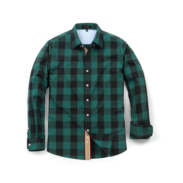Men's Spring And Autumn Brushed Casual Shirt