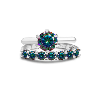 S925 Sterling Silver Moissanite Suit