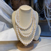 Natural Freshwater Pearl Necklace Long Sweater Chain