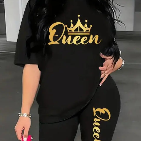 Printed Drop Shoulder T-Shirt Graphic Tees Women Tops Douson Odeh