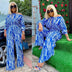 Plus Size Fat Women Two-piece Suit 4xl Ladies Set Tops Pants Douson Odeh