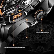 Sports Automatic Men's Mechanical Hollow Waterproof Watch