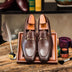 Horsebit Leather Shoes Round Toe Casual Shoes Men Douson Odeh