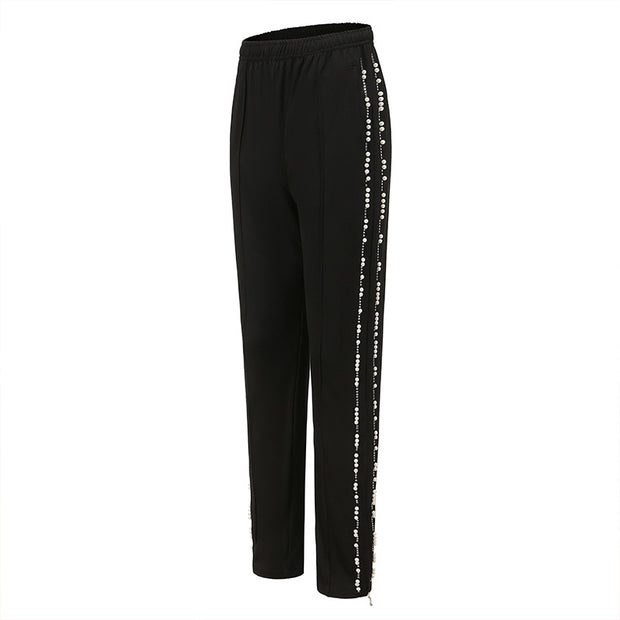 Australian Diamond Tide High Street Flared Trousers Side Zipper Niche Hip-hop Couple Men And Women