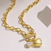 Meteor Wish Luxury Fashion Diamond Pendant Necklace Set With Mosan Diamond Silver Ornaments