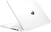 HP Stream 14inch HD Display Intel Celeron Quad-Core Processor 8GB DDR4 Memory 128GB Storage (64GB eMMC+64GB Card) WiFi Webcam Bluetooth Windows 11 S Snow White (Renewed)