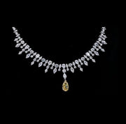 Women's Sterling Silver Diamond Necklace