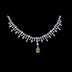 Women's Sterling Silver Diamond Necklace