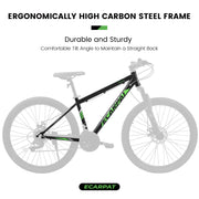 A27366 27 Inch Mountain Bike 21 Speed, Suspension Fork, Aluminum Frame Disc Brake, Mountain Biking For Both Men And Women.