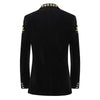 Art Examination Dress Velvet Black Suit Coat