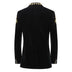 Art Examination Dress Velvet Black Suit Coat