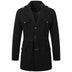 Men's Hunting Clothes Medium Length Men's Casual Suit Trench Coat