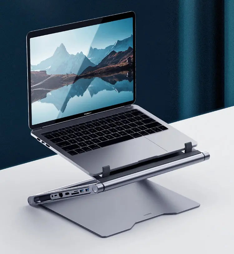 Lapstop Stand With 8-in-1 Docking Station Douson Odeh