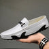 Leather Casual Non-Slip Driving Shoes Lazy Shoes Douson Odeh