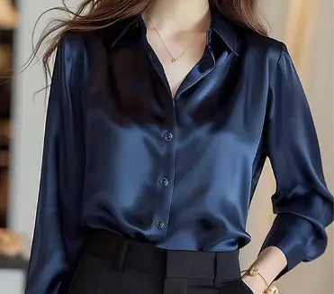 Professional Retro Unique Chic Purple Blouse Women Tops Douson Odeh