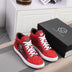 Genuine Leather Breathable High Top Skeleton Shoes For Men Douson Odeh
