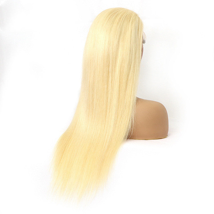 Golden Long Straight Lace Front Wig