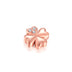 18K gold necklace lucky clover Rose Gold Diamond Pendant gold color custom female bone chain shop