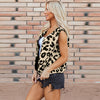 Single Row Multi-buckle Sleeveless Coat For Women