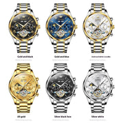 Men's Business Waterproof Simple Multi-functional Mechanical Watch