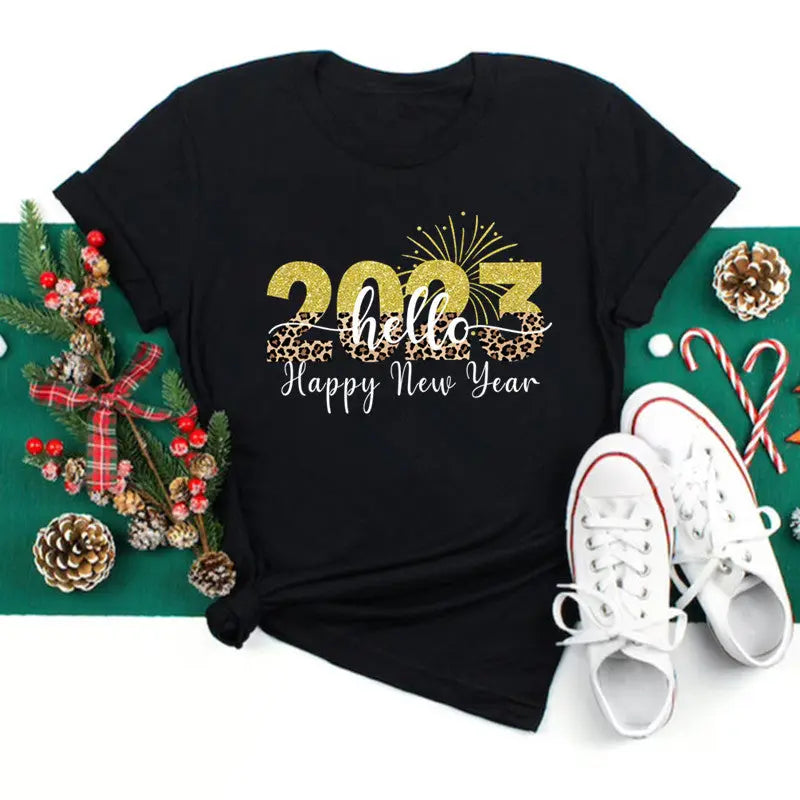 Printed Annual Party Short Sleeve T-shirt Tops For Men And Women Douson Odeh