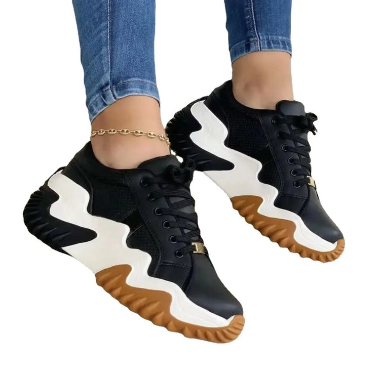 Women Shoes Lace-up Sports Sneakers Douson Odeh
