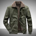 Men's Jacket Autumn And Winter Fleece-lined Padded Overalls Jacket Douson Odeh