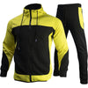 Hooded Autumn Jacket Sports Casual Suit Men