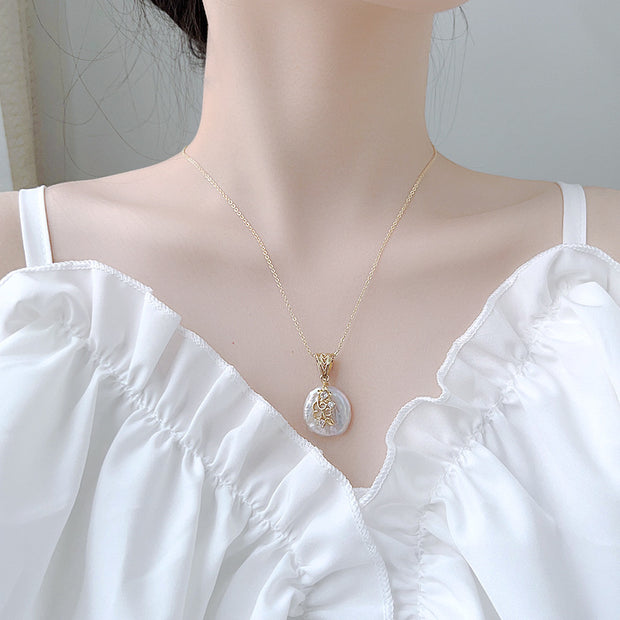 Women's All-match Baroque Shaped Pearl Ornament