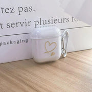 Earphone Sleeves 3 Generation Bluetooth Earbuds Case Applicable To Tpu Transparent Soft Shell Graffiti Love Heart