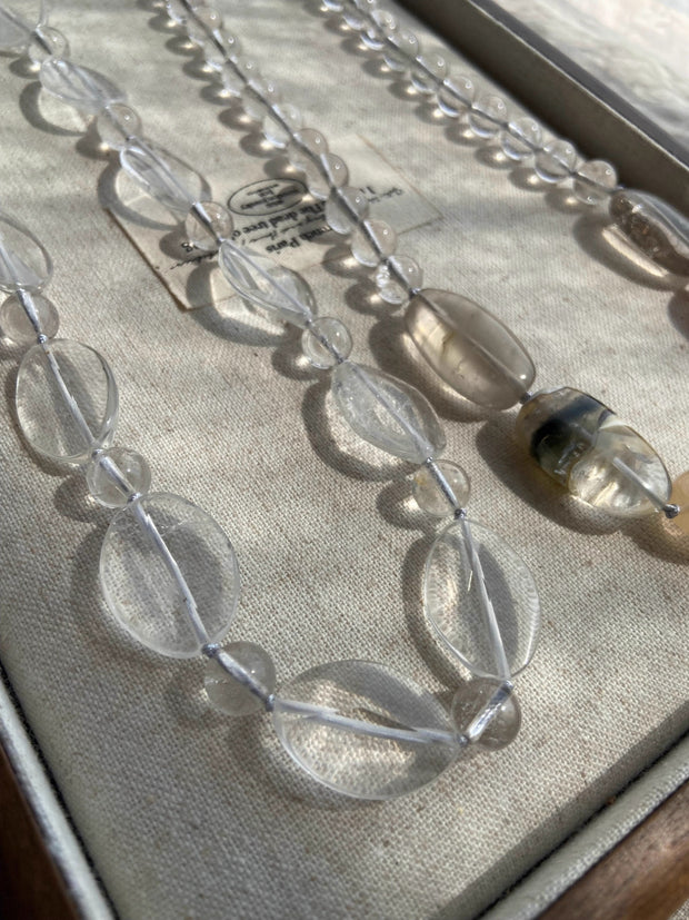 Natural Crystal Rough Stone Vintage Necklace