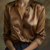 Professional Retro Unique Chic Purple Blouse Women Tops Douson Odeh