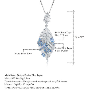 Natural Wind Romantic Temperament Necklace Earrings Ring