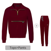 Casual Lapel Surgical Suit For Men And Women