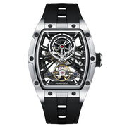 Men's Steel Case Full Hollow Automatic Mechanical Watch