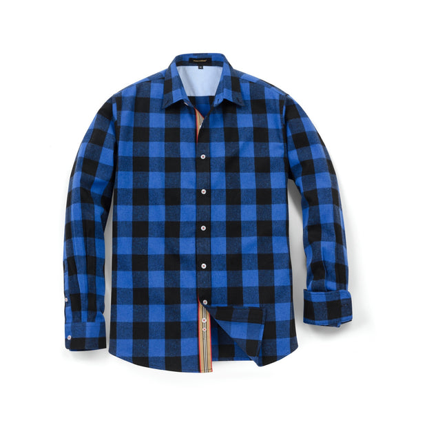 Men's Spring And Autumn Brushed Casual Shirt