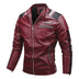 Motorcycle Leather Coat For Men Autumn And Winter New Men Douson Odeh