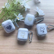 Earphone Sleeves 3 Generation Bluetooth Earbuds Case Applicable To Tpu Transparent Soft Shell Graffiti Love Heart