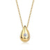 Dreamy Water Drop - A Trendy Diamond Jewelry Necklace Pendant Set With 1-carat Moissanite S925 Sterling Silver And Gold Plating