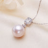 White Perfect Circle Freshwater Pearl Necklace