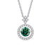 Live Hot S925 Sterling Silver Pulsatile Heart Moissanite Pendant Female Light-chasing Smart Clavicle Chain Moissanite Necklace