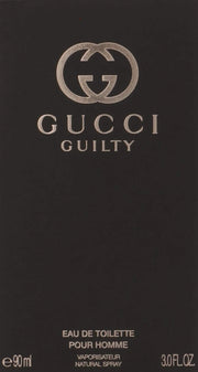 Gucci Guilty by Gucci for Men Eau de Toilette Spray 3 Fl Oz (Pack of 1)